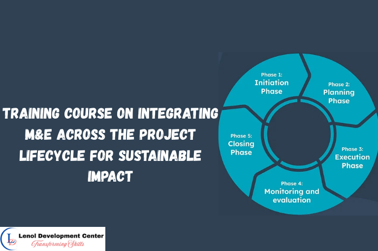 Training Course on Institutionalizing M&E Systems in Public and Private Sectors