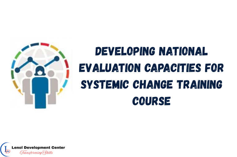 Developing National Evaluation Capacities for Systemic Change Training Course